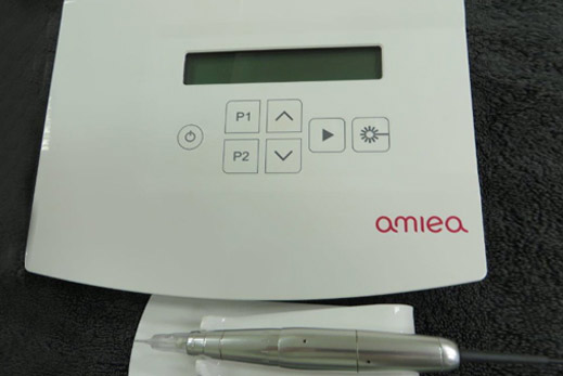 Permanent makeup training device